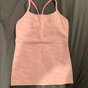 Lululemon power Y space dyed tank neon